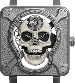 Bell & Ross часы BR 01 LAUGHING SKULL