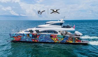 Сотрудничество SUNREEF YACHTS с художником АЛЕКСАНДРОМ МИХАРЕСОМ для ART BASEL 2019