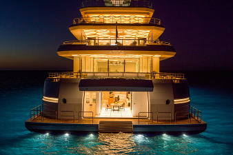 BENETTI представляет гибридную гига-яхту M/Y «LUMINOSITY»