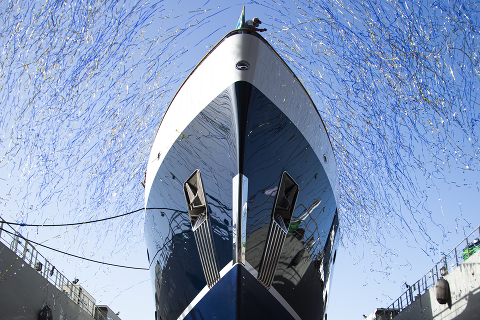Верфь Turquoise Yachts пожелала «доброго пути» Blue II