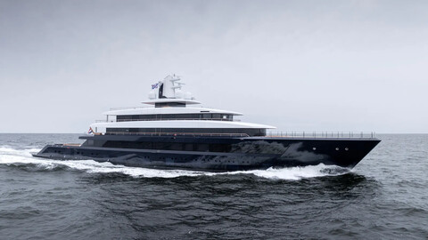 Feadship тестирует суперяхту Drizzle на воде