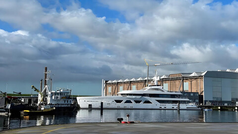 Damen Yachting передала владельцу суперяхту Solaia