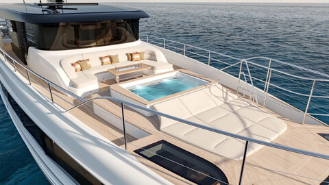 Gulf Craft представила новый проект Majesty 100 Terrace