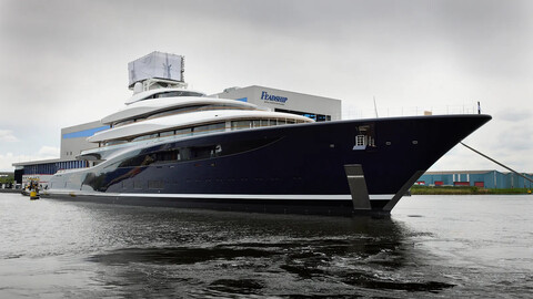 Project 821: Feadship тестирует первую суперяхту с водородными топливными элементами