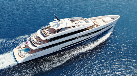 Heesen Yachts заложила корпус для суперяхты Project Grace