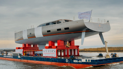 Vitters спустила на воду 44-метровую суперяхту