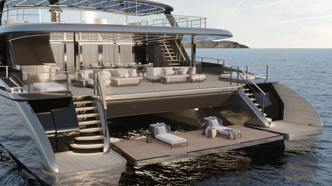 Sunreef Yachts построила корпус для 43-метрового проекта 43M Eco