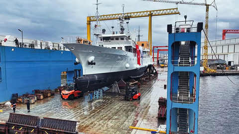 Norse Shipyard спустила на воду 67-метровую суперяхту Azumi