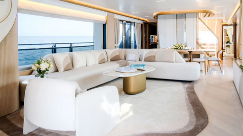 Gulf Craft показала интерьер нового проекта Majesty 100 Terrace